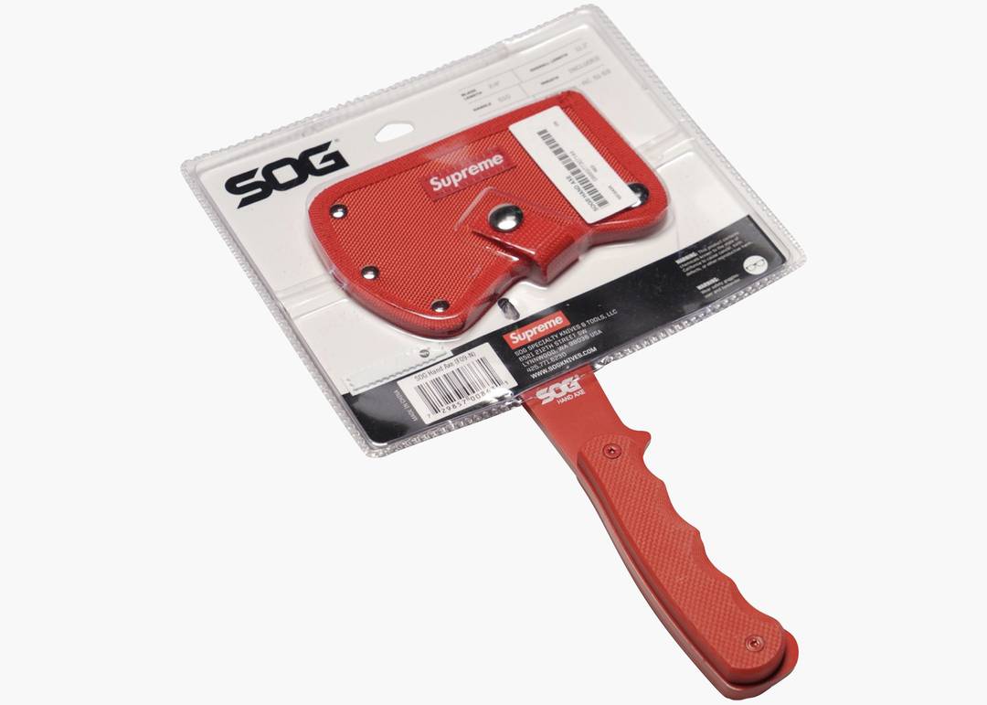 Supreme Sog Hand Axe Red