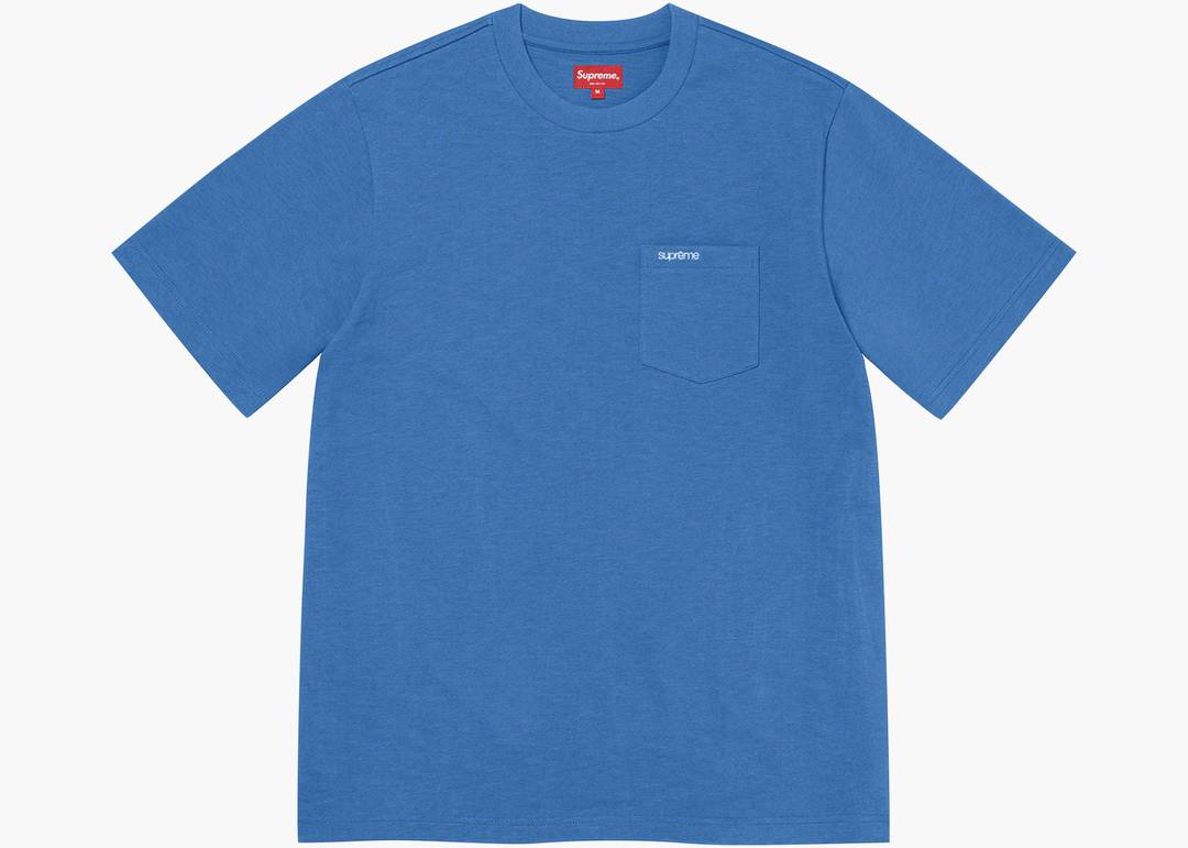 未開封 XL Supreme S/S Pocket Tee Pale Blue