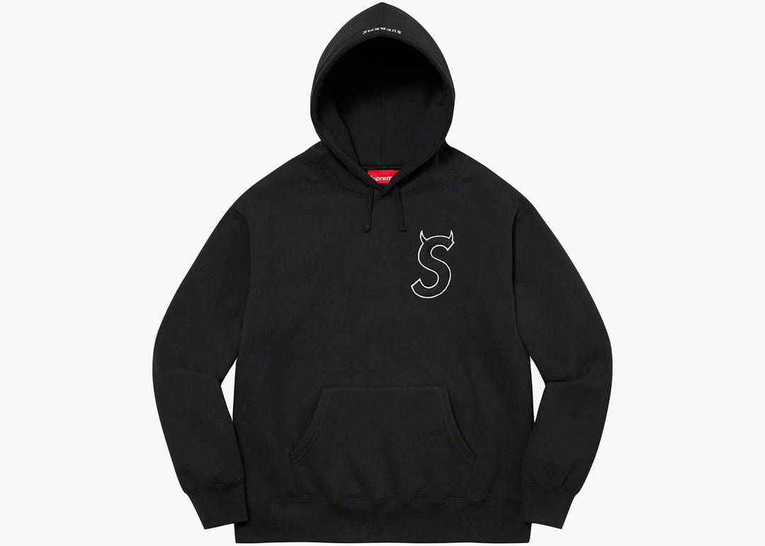 美品】supreme S logo hooded-