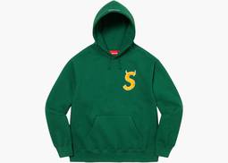 0007 Supreme S Logo Hooded Sweatshirt
