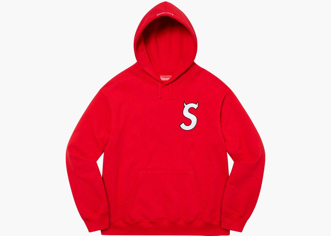 Supreme hoodie red logo - Gem