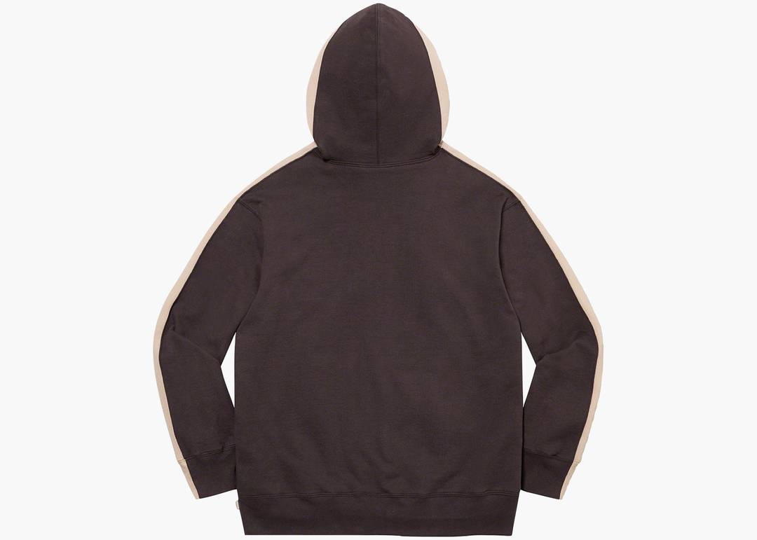 Supreme S Logo Split Hooded Sweatshirt Tan | Hype Clothinga