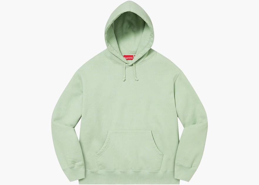 Supreme Satin Appliqué Hooded Sweatshirt Mint | Hype Clothinga