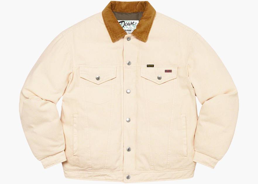 参考になりましたSupreme schott canvas down jacket M