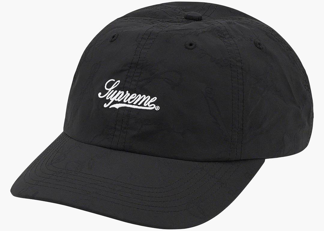 Supreme Script Logos 6-panel Black