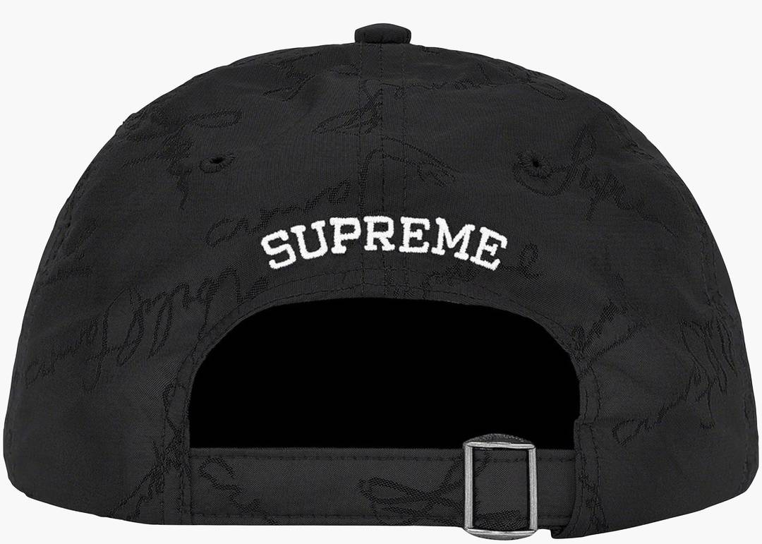 Supreme Script Logos 6-panel Black