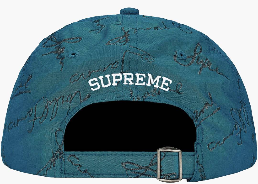 Supreme Script Logos 6-panel Bright Teal