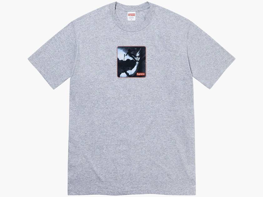 Supreme Shadow Tee Heather Grey | Hype Clothinga