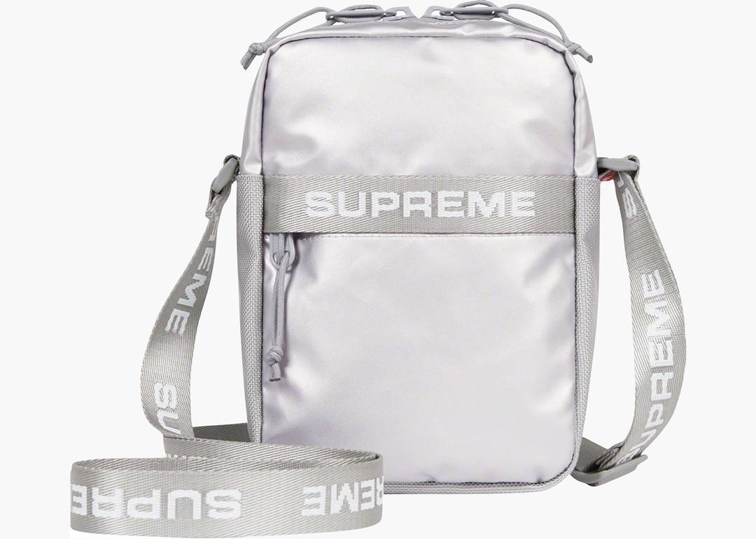 Supreme Shoulder Bag (FW22) Silver | Hype Clothinga