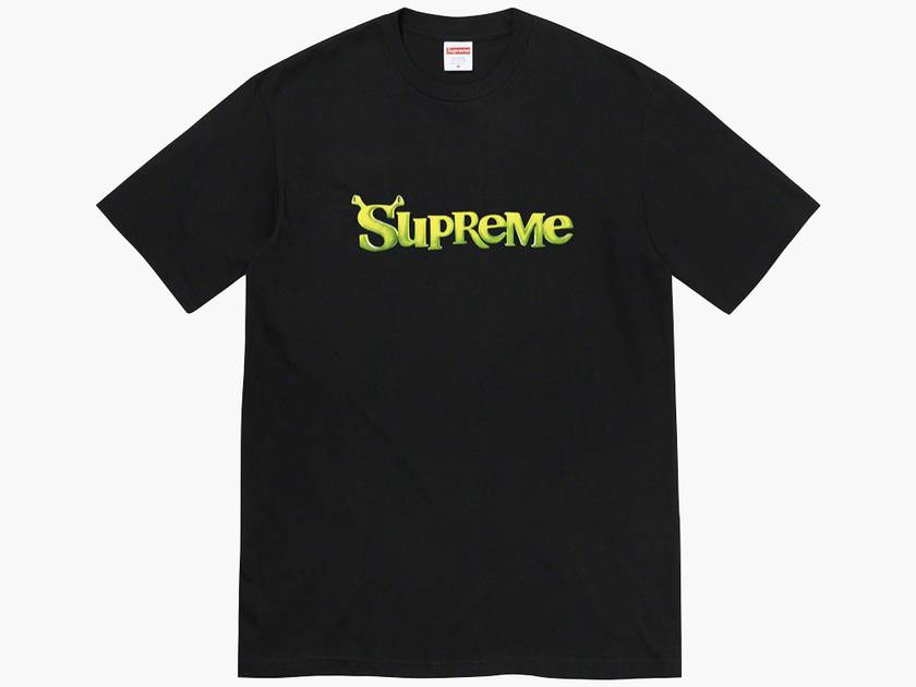 supreme shrek tee black