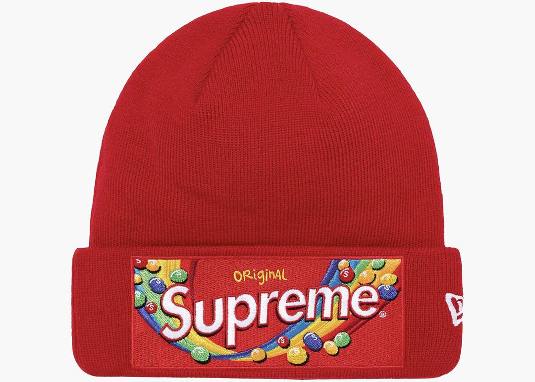 Supreme x Skittles x New Era Beanie 'Red' | Men's Size Onesize