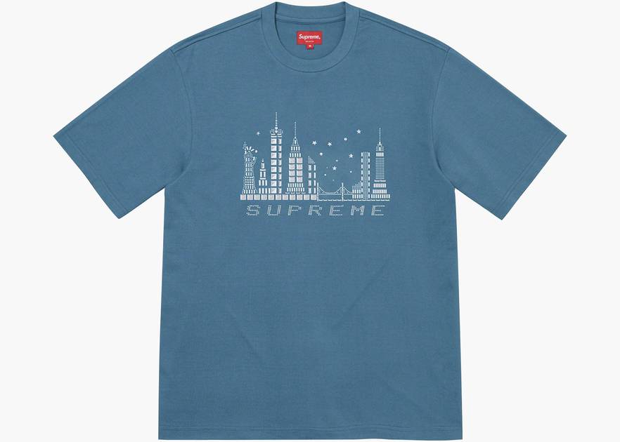 Supreme Skyline S/S Top Dark Slate | Hype Clothinga