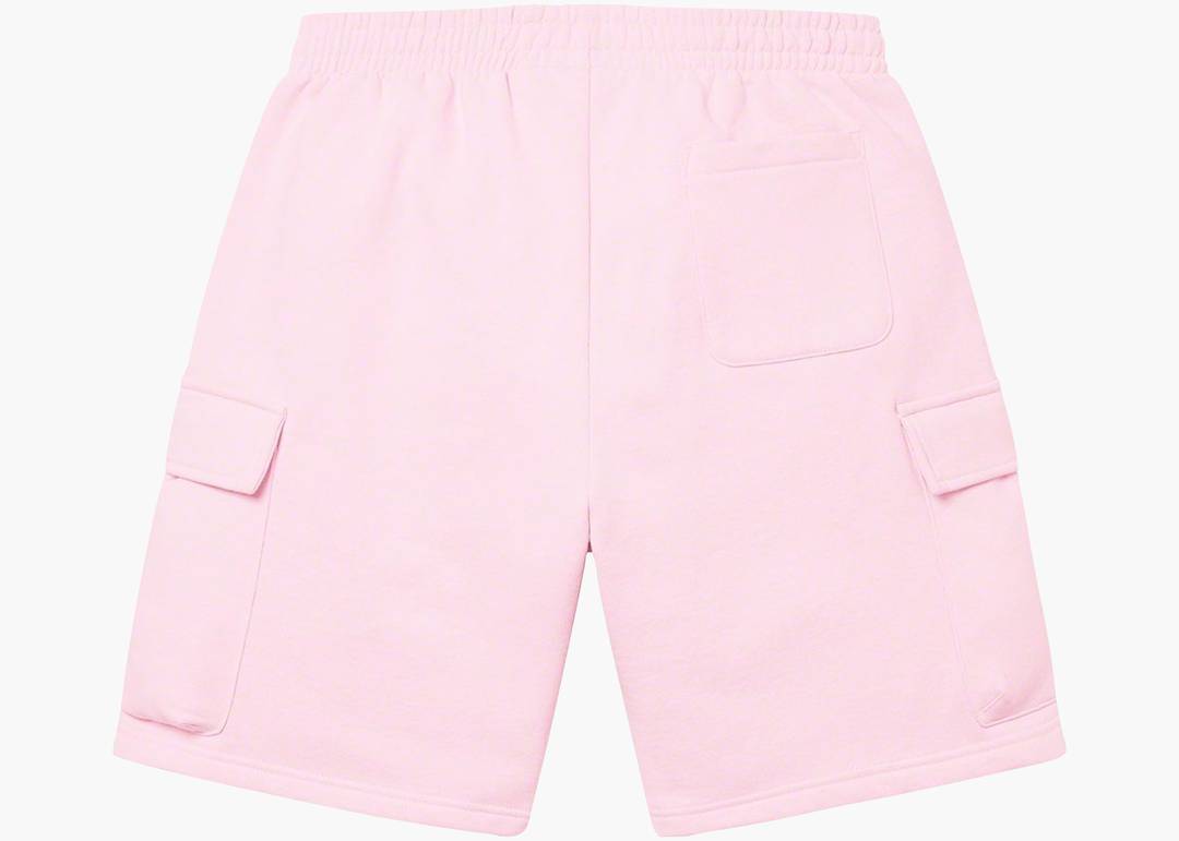 Supreme Small Box Baggy Cargo Sweatshort Light Pink | Hype