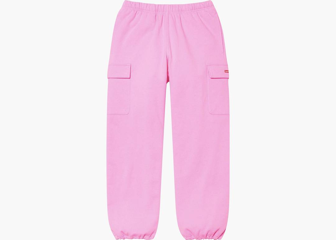 Supreme Small Box Cargo Sweatpant Pink | Hype Clothinga
