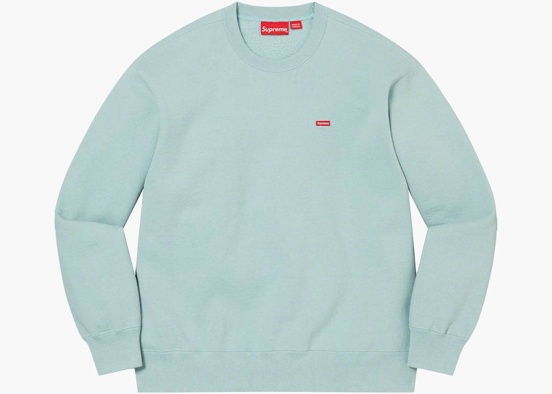 Supreme Small Box Crewneck (FW22) Light Slate