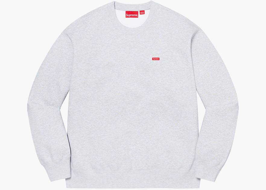 Supreme Small Box Crewneck (FW22) Ash Grey | Hype Clothinga