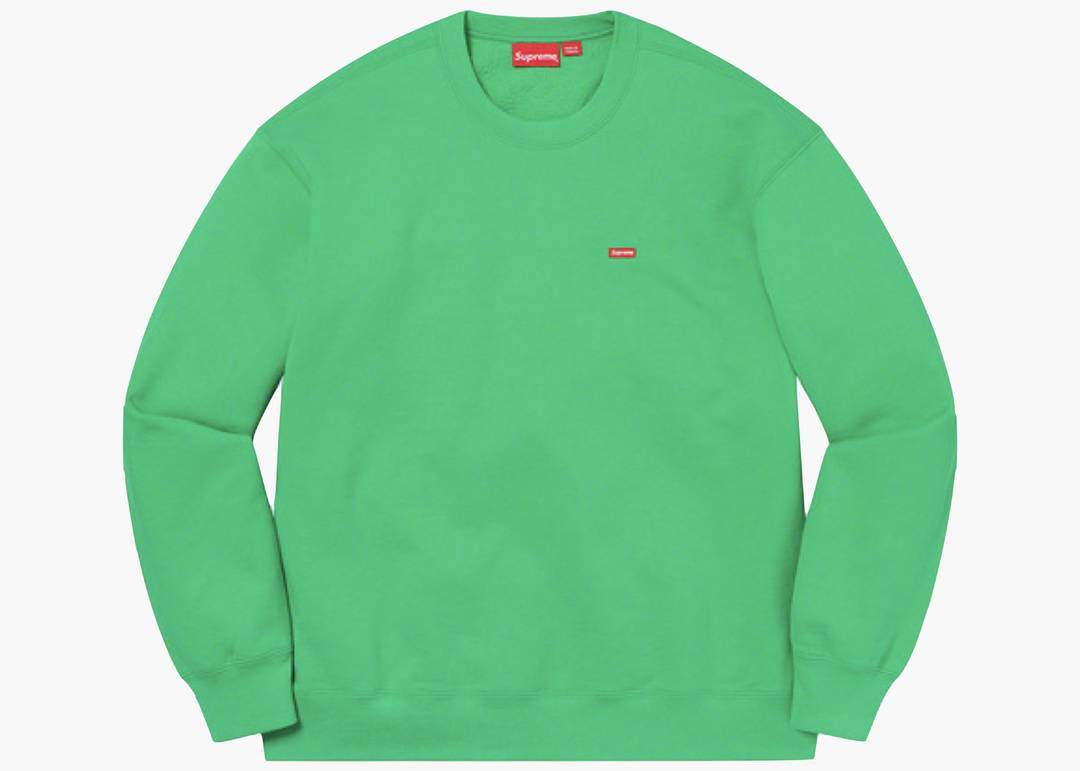 Supreme Small Box Crewneck Green | Hype Clothinga