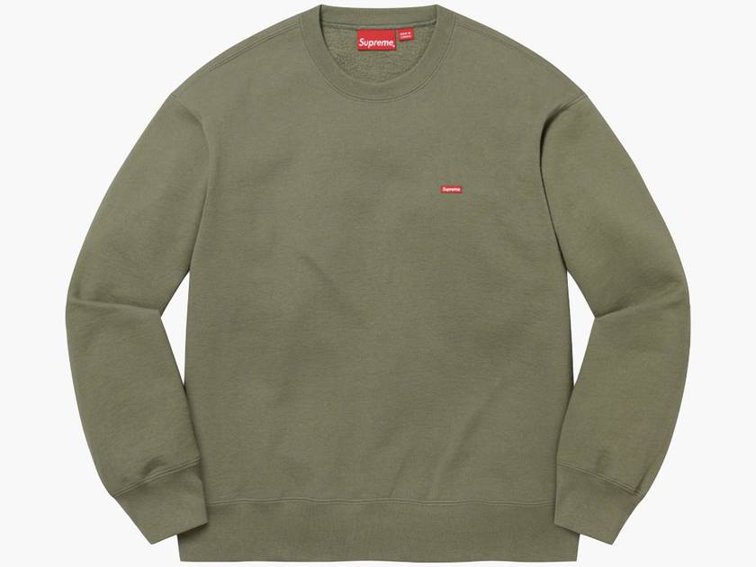 Supreme Small Box Crewneck Light Olive | Hype Clothinga Supreme Small Box Crewneck Light Olive | Hype Clothinga