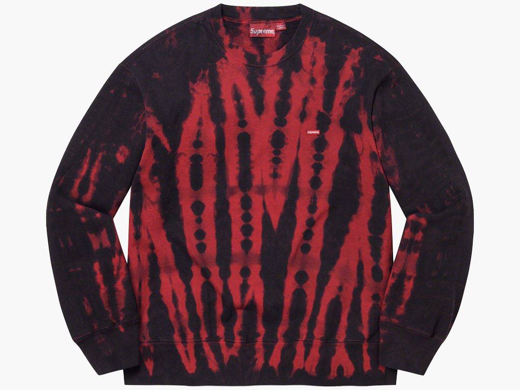 Supreme Small Box Crewneck Red Tie Dye | Hype Clothinga Supreme Small Box Crewneck Red Tie Dye | Hype Clothinga