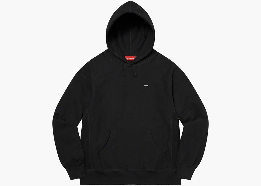 Supreme Small Box Hooded Sweatshirt Black | Hype Clothinga