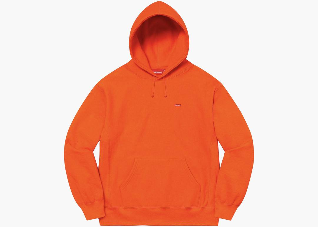 Supreme Small Box Hooded Sweatshirt Orange | Hype Clothinga