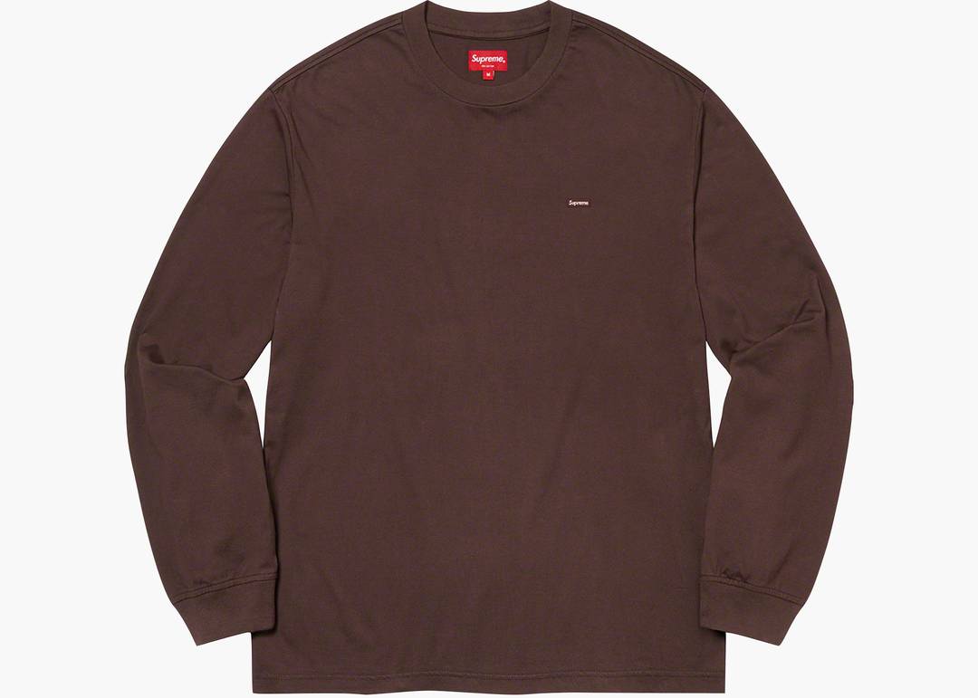 Supreme Small Box L/S Tee (FW22) Dark Brown | Hype Clothinga