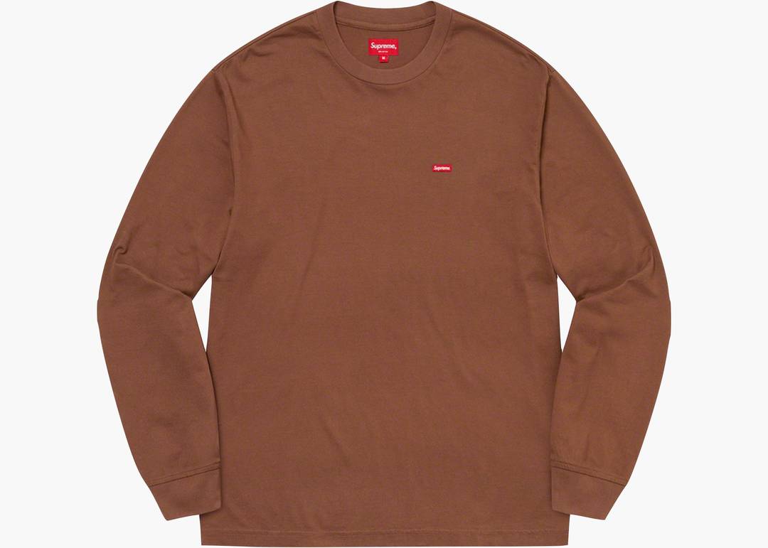 Supreme Small Box L/S Tee (SS22) Brown | Hype Clothinga