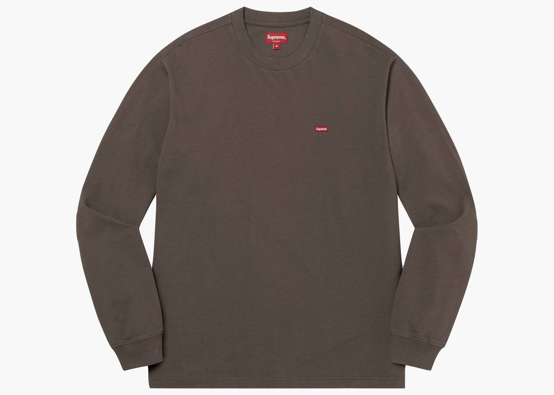Supreme Small Box L/S Tee (SS23) Brown | Hype Clothinga Supreme Small Box L/S Tee (SS23) Brown | Hype Clothinga