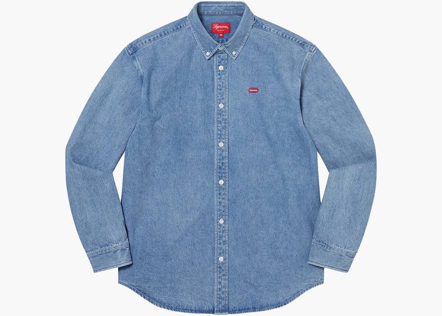 Supreme Small Box Shirt Denim | Hype Clothinga