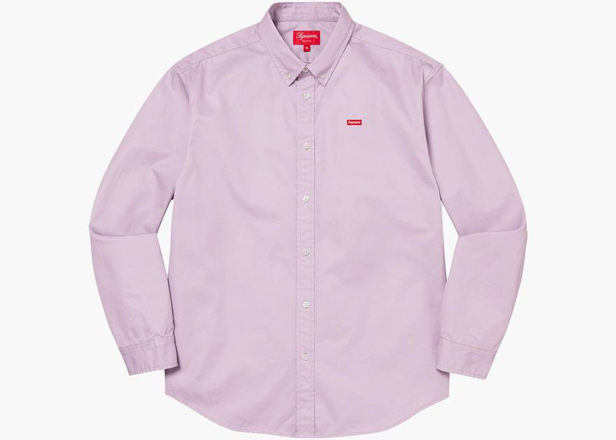 Supreme Small Box Shirt Lavender | Hype Clothinga