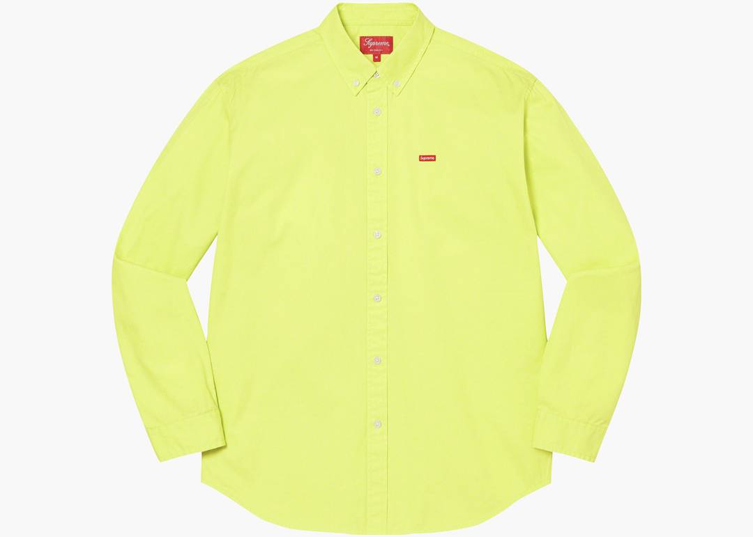 Supreme Small Box Shirt (SS23) Bright Green | Hype Clothinga