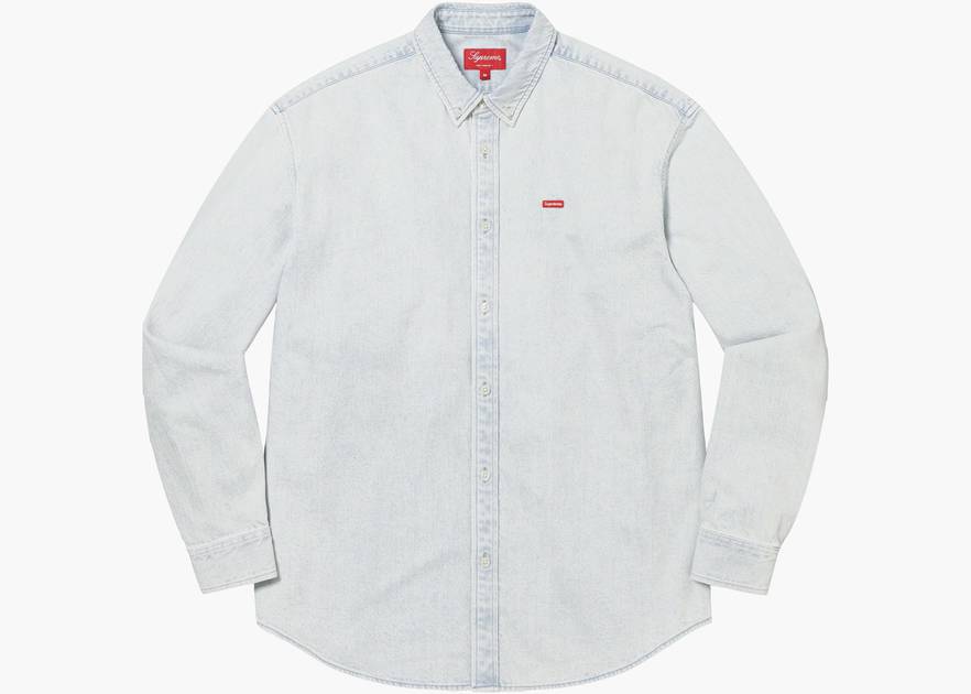 Supreme Small Box Shirt (SS23) Denim | Hype Clothinga