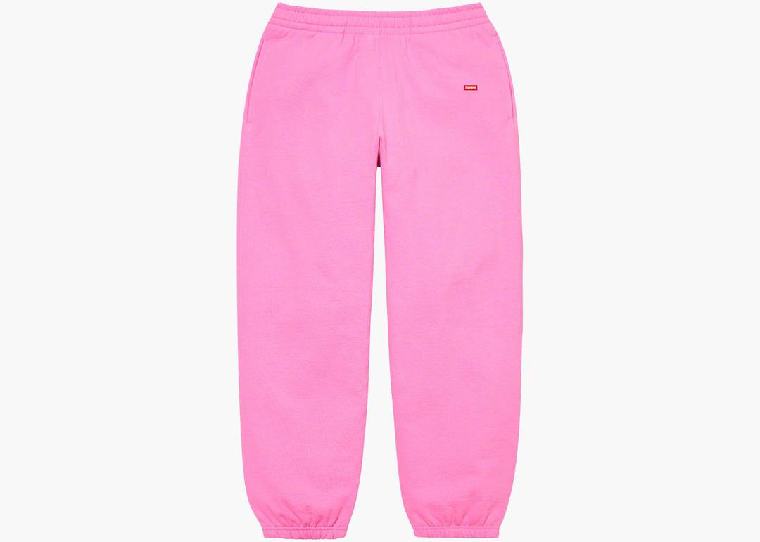 Supreme Small Box Sweatpant (SS22) Bright Pink | Hype Clothinga