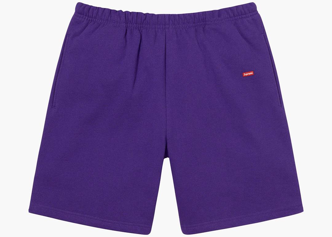 Supreme Small Box Sweatshort Purple | Hype Clothinga