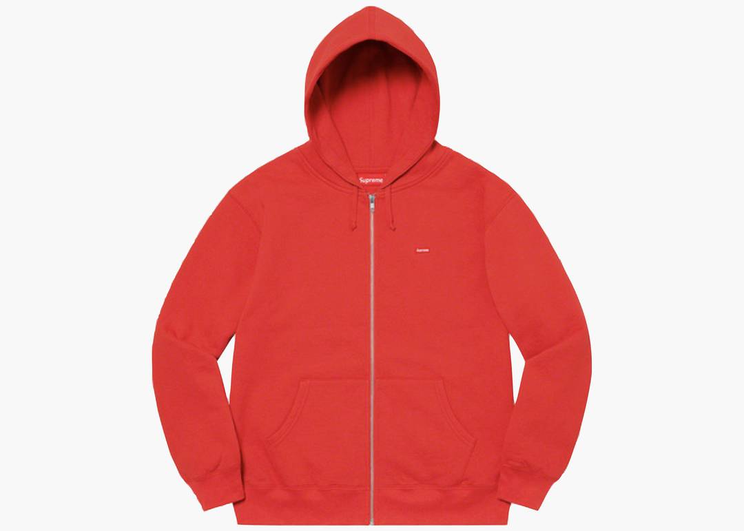 Red supreme zip up hoodie new arrivals