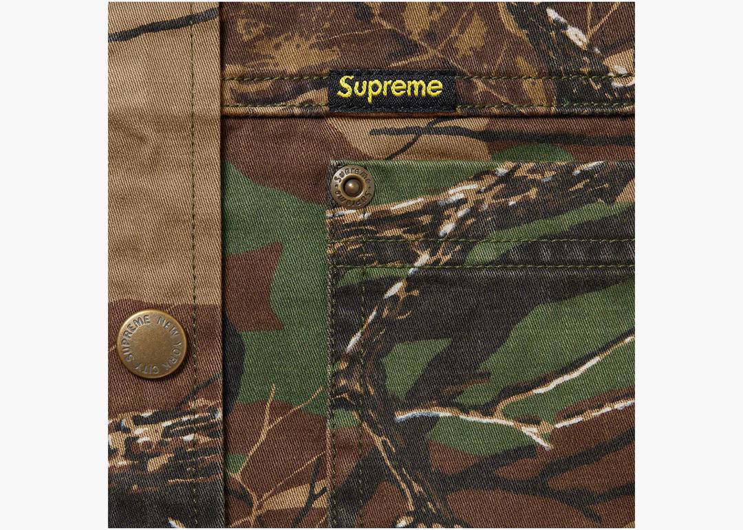 Supreme Snap Work Shirt Woodland Camo-