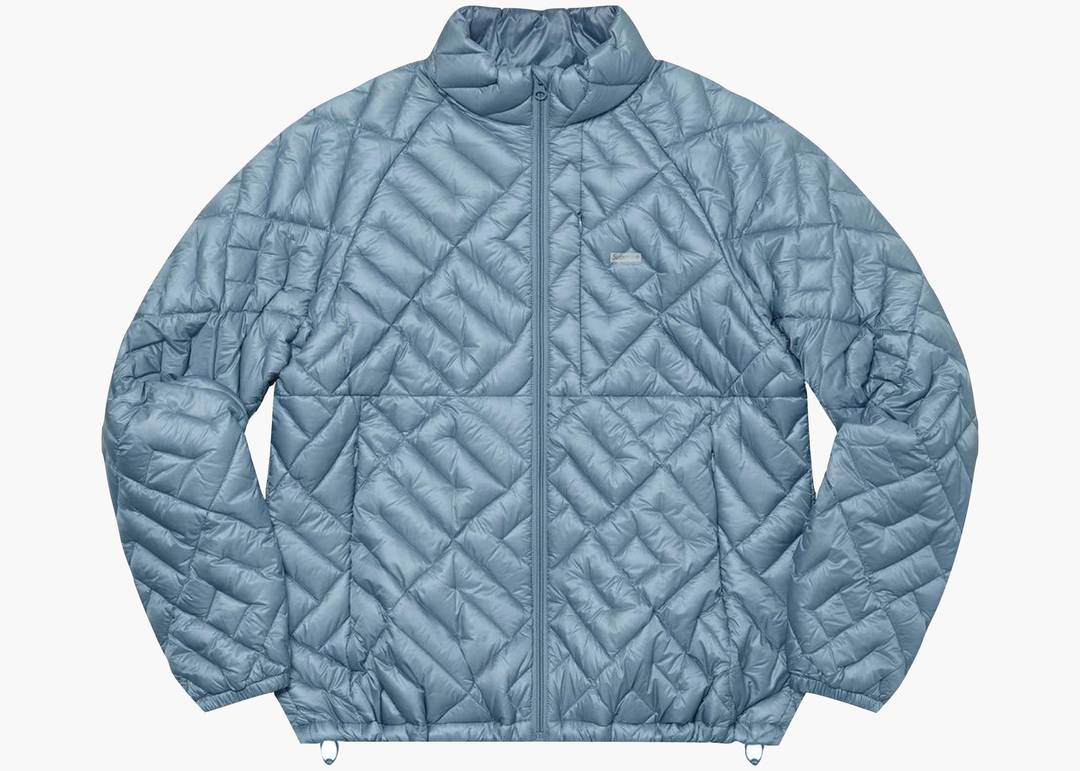 Slate希少　supreme Spellout Quilted Lightweight