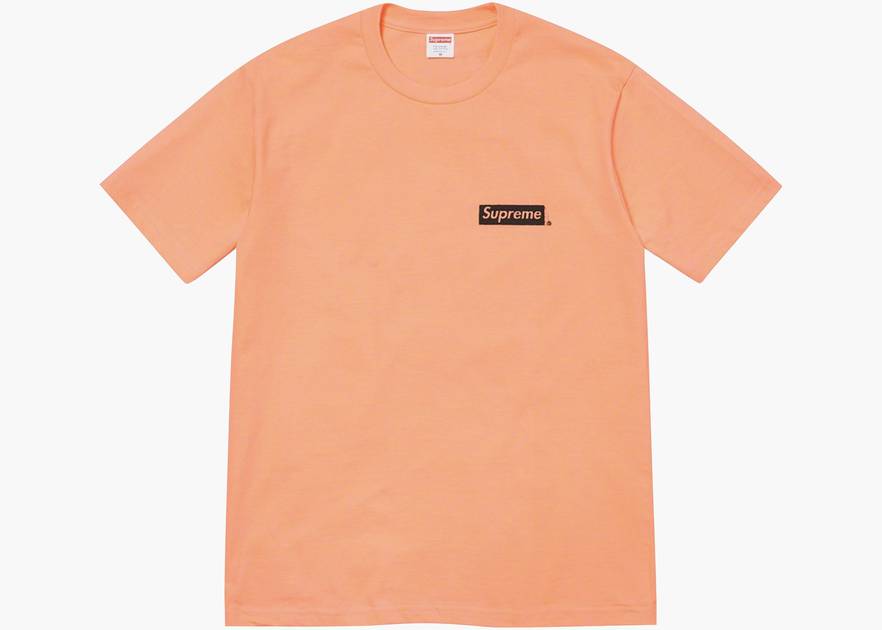 Supreme Spiral Tee T-Shirt Peach