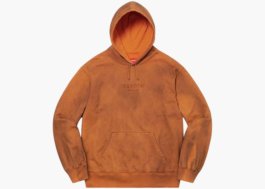 Supreme Spray Hooded Sweatshirt Orange