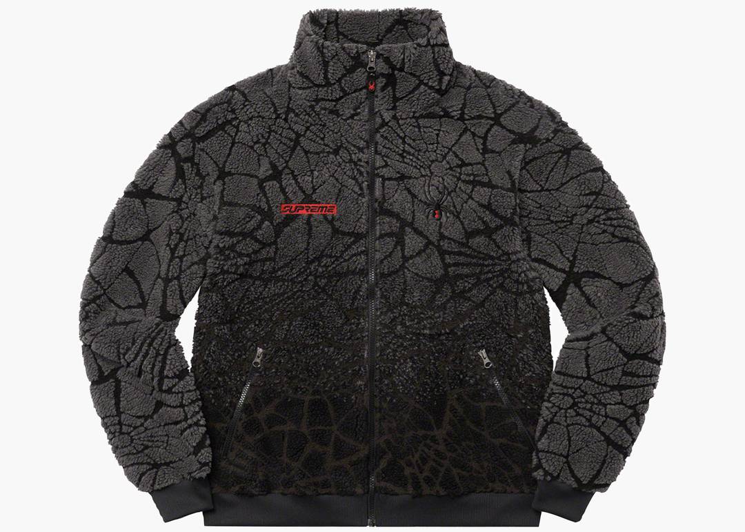 売れ筋介護用品も！ SUPREME ブルゾン Fleece Web Spyder Web Polar ...