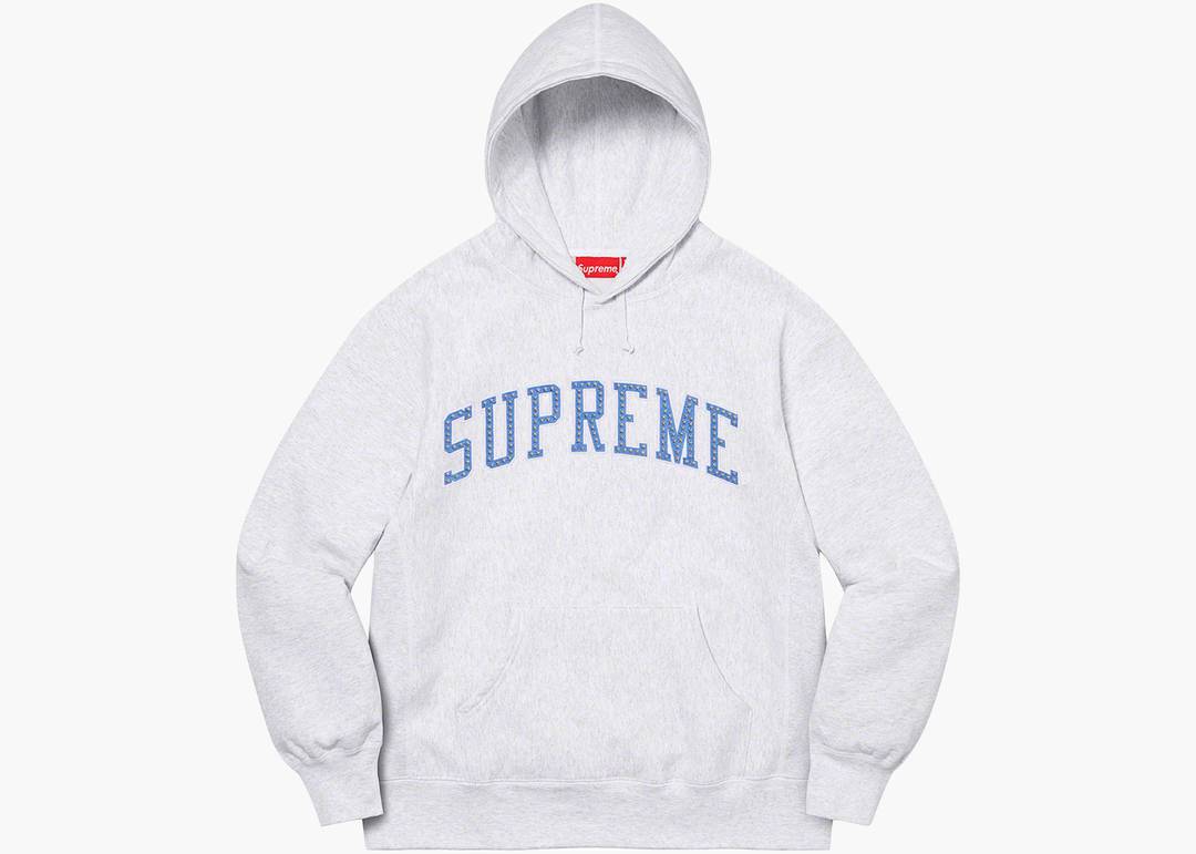 Supreme Stars Arc Hooded Sweatshirt Ash Grey | Hype Clothinga