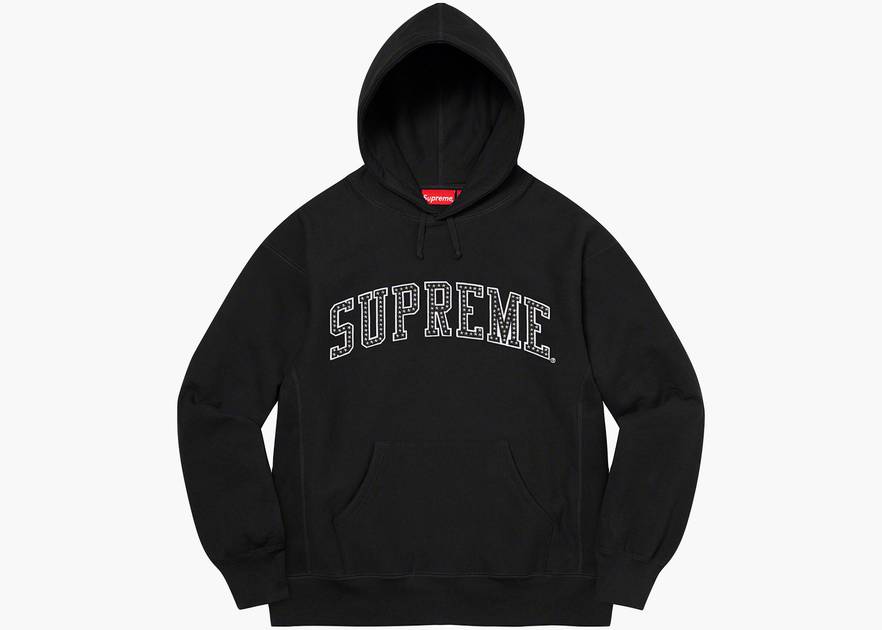 Supreme Stars Arc Hooded Sweatshirt Black | Hype Clothinga