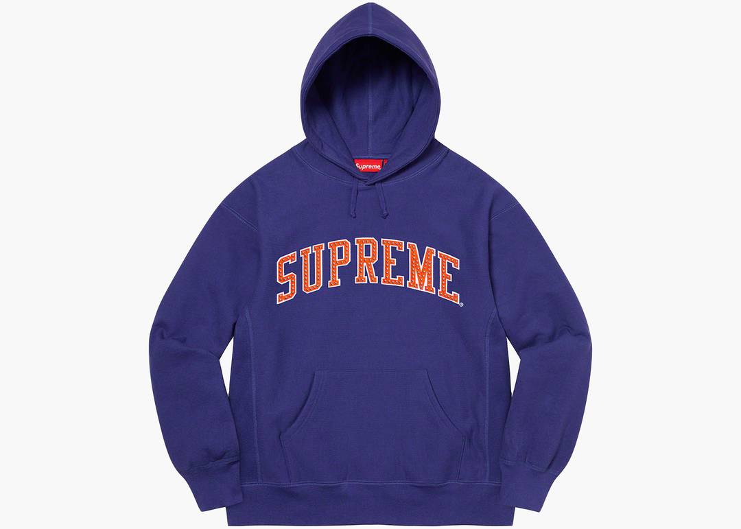 Supreme Stars Arc Hoodie SS 22 - Large - Dark Royal