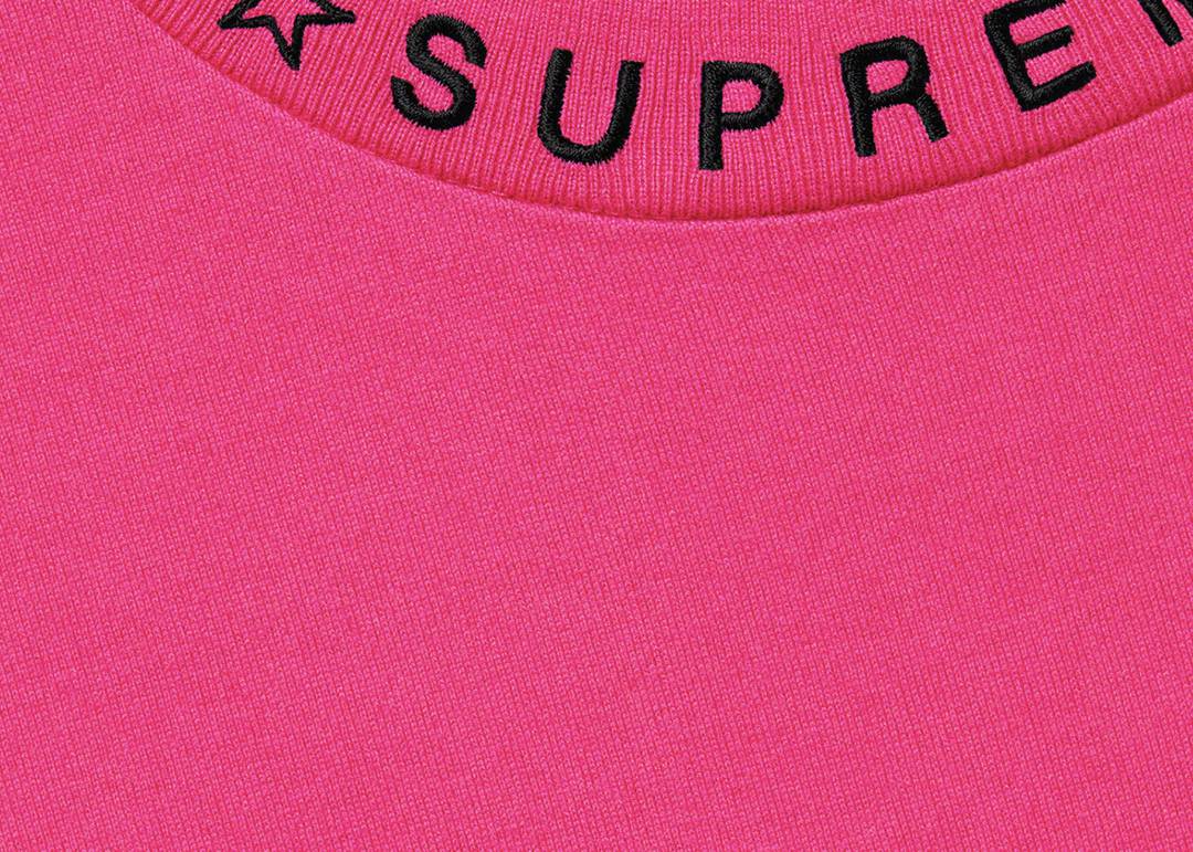 Supreme Stars Collar L/S Top Magenta | Hype Clothinga