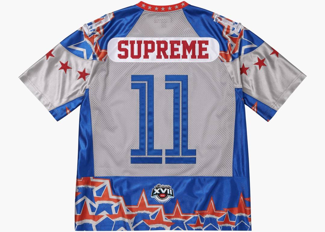 Supreme Stars Football Jersey Royal | Hype Clothinga Supreme Stars Football Jersey Royal | Hype Clothinga