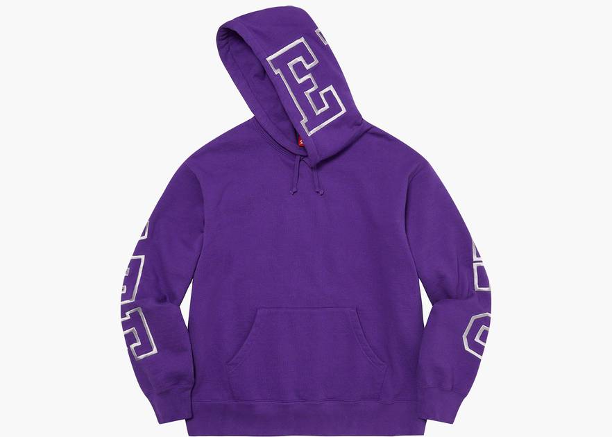 Supreme State Hooded Sweatshirt Purple | Hype Clothinga