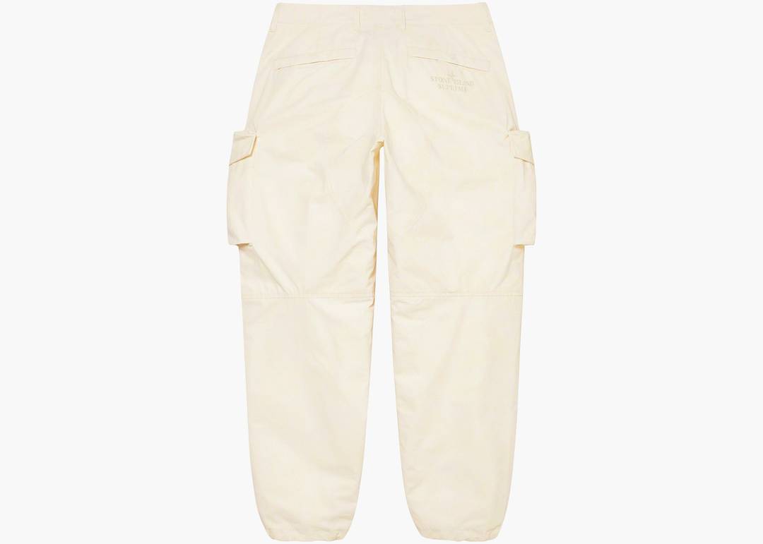 Supreme Stone Island Reactive Ice Camo Ripstop Cargo Pant Tan