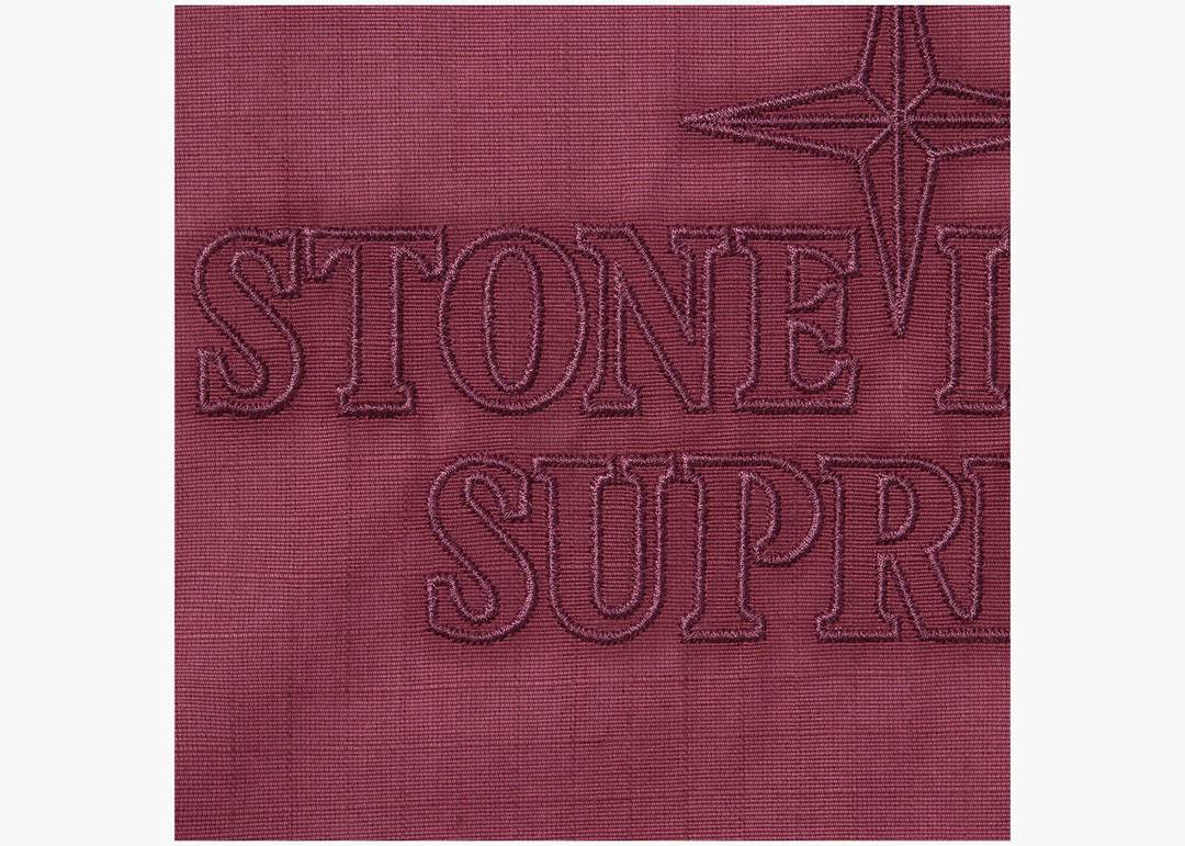Supreme Stone Island Reactive Ice Camo Ripstop Jacket Red   Hype