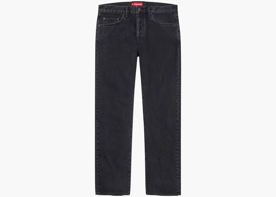 Supreme Stone Washed Slim Jean (SS22) Washed Black | Hype