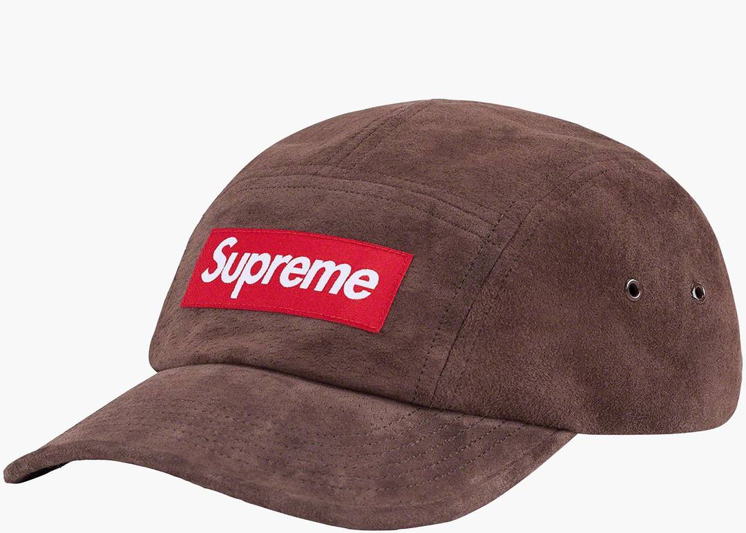 Supreme Suede Camp Cap (SS23) Brown | Hype Clothinga